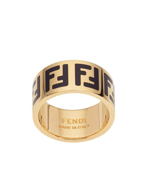 womens gold fendi ring|Fendi gold rings uk.